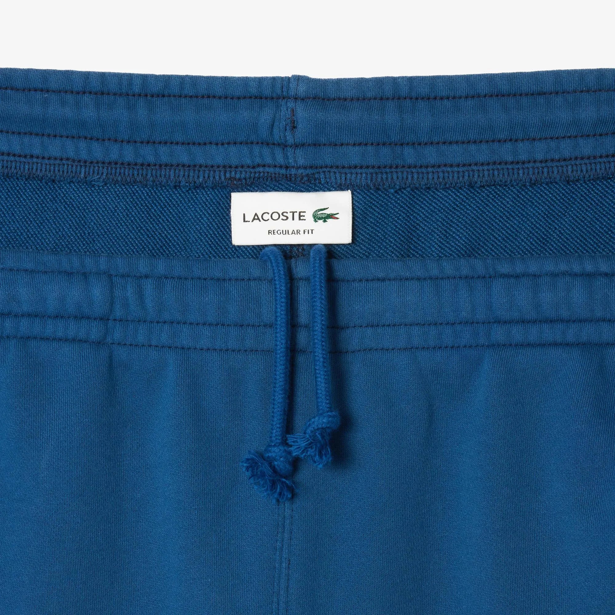 Pantalón Corto LACOSTE Jogger Efecto Lavado Azul - ECRU