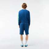 Pantalón Corto LACOSTE Jogger Efecto Lavado Azul - ECRU