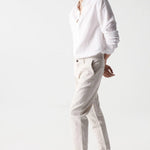 Pantalón de Hombre Salsa de Lino Corte Slim - ECRU