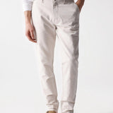 Pantalón de Hombre Salsa de Lino Corte Slim - ECRU