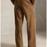Pantalón Polo Ralph Lauren Wide-Leg Double-Knit Marrón — vista posterior