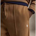 Pantalón Polo Ralph Lauren Wide-Leg Double-Knit Marrón — detalle y vista 4
