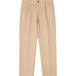 Pantalón EDMMOND STUDIOS Alan Pant Plain Tan — vista frontal, fondo transparente