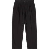 Pantalón EDMMOND STUDIOS David Pant Plain Black — vista frontal, fondo transparente