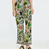 LOLA CASADEMUNT Hose mit Dschungel-Print 