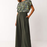 Pantalón SKFK Moira Verde Botella