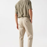 Pantalón Salsa Chino Corte Straight - ECRU