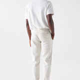 Pantalón Salsa Jeans Jogger Cordón Light Beige - ECRU