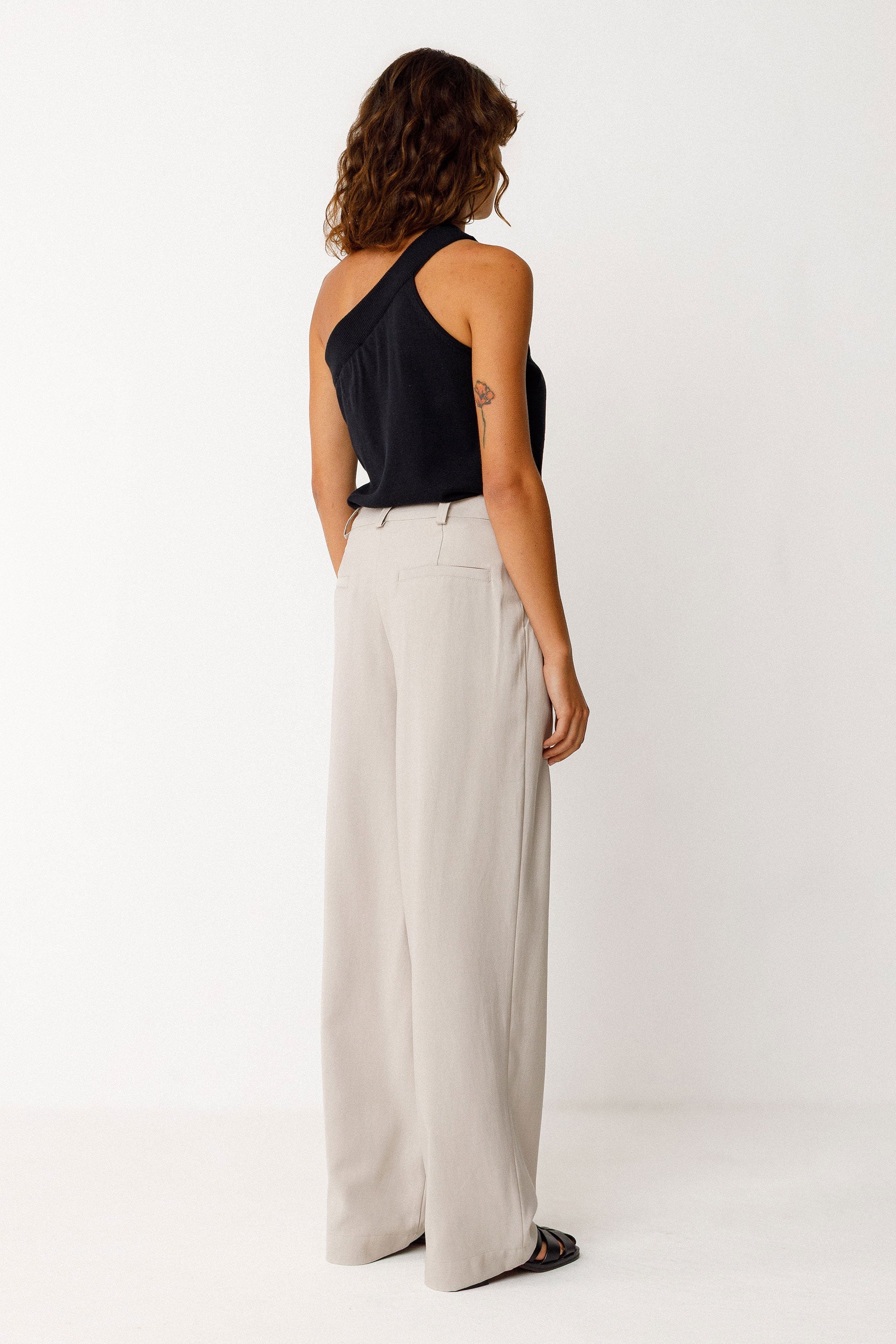 Pantalón SKFK Haide Beige - ECRU