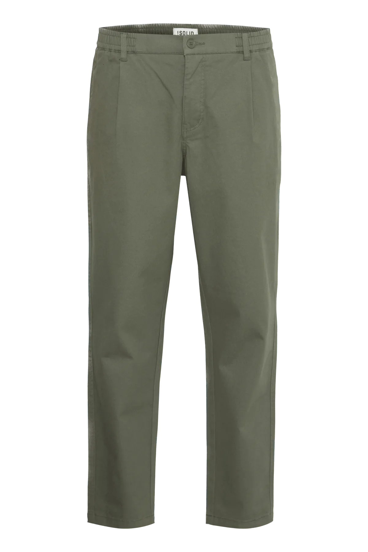 Pantalón !Solid Gioele Dylan Dusty Olive - ECRU