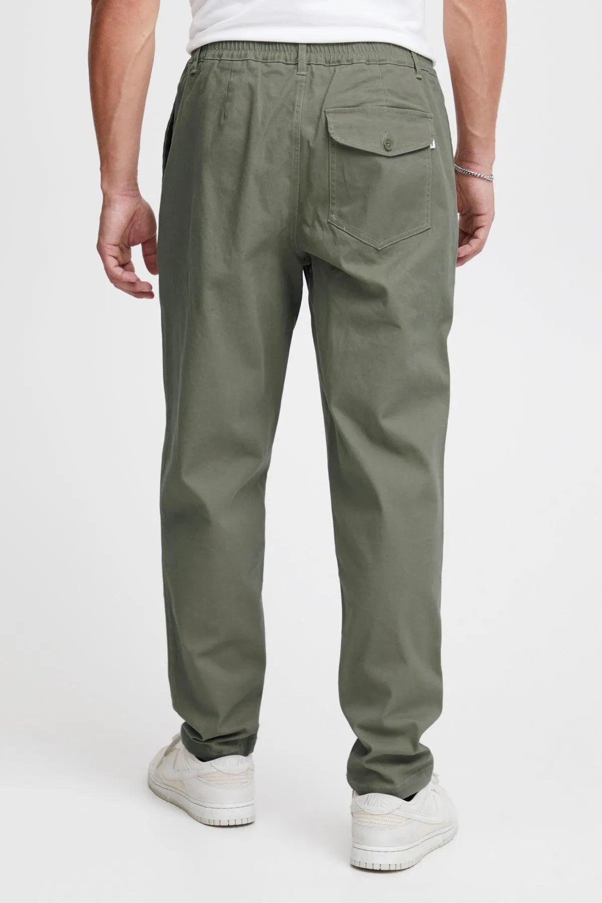 Pantalón !Solid Gioele Dylan Dusty Olive - ECRU