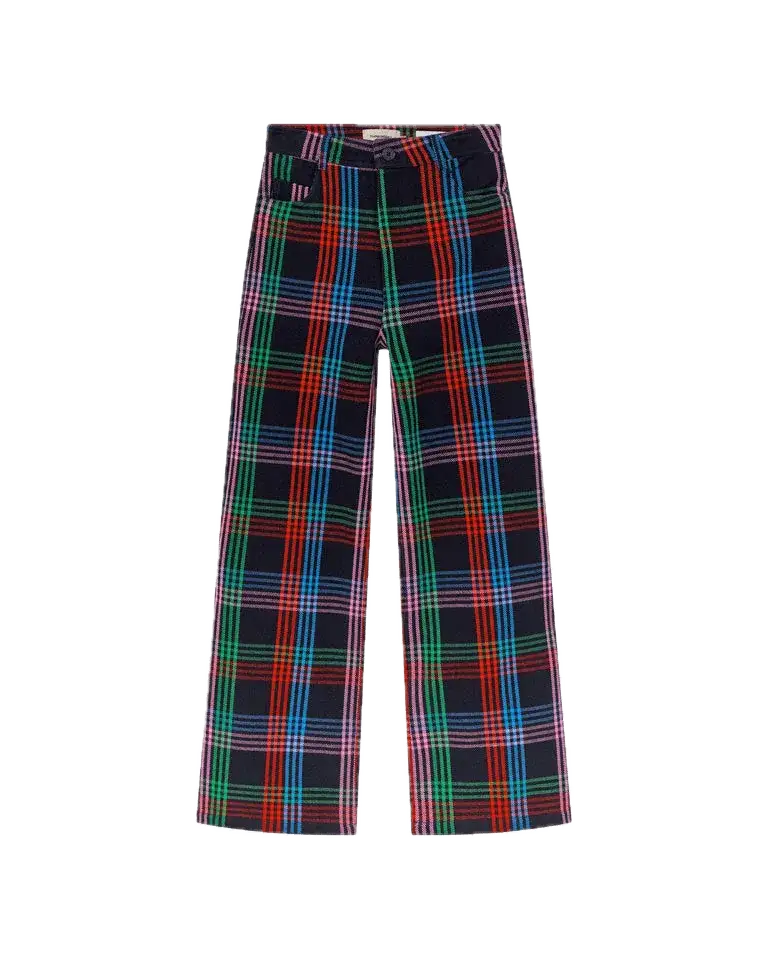 Pantalón Thinking Mu Azul Color Blanket Coral - ECRU