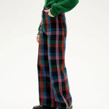 Pantalón Thinking Mu Azul Color Blanket Coral - ECRU