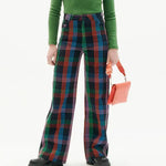 Pantalón Thinking Mu Azul Color Blanket Coral - ECRU