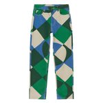 Pantalón Thinking Mu Tetris Verde - ECRU