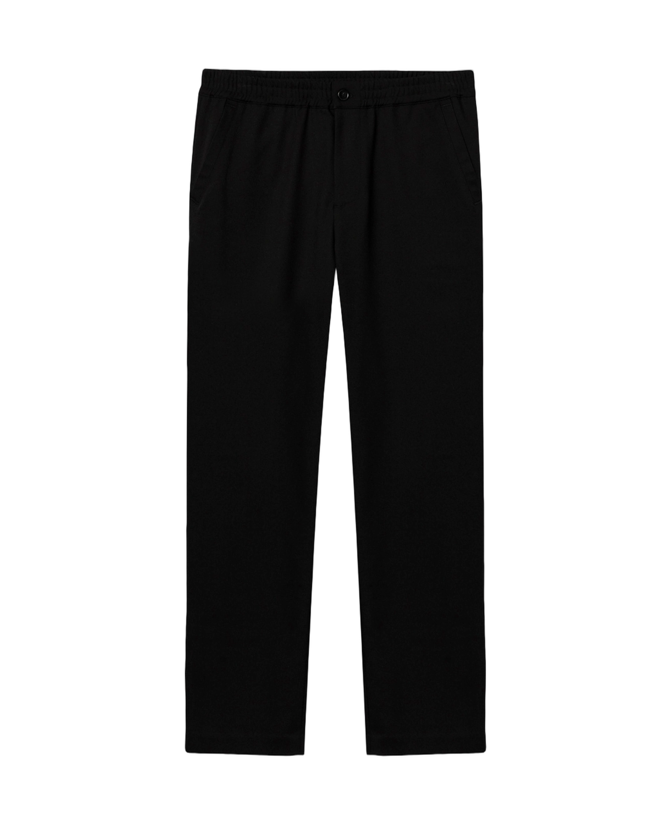 Pantalón TIFFOSI Relaxed Pant 17 negro — flat frontal con fondo transparente