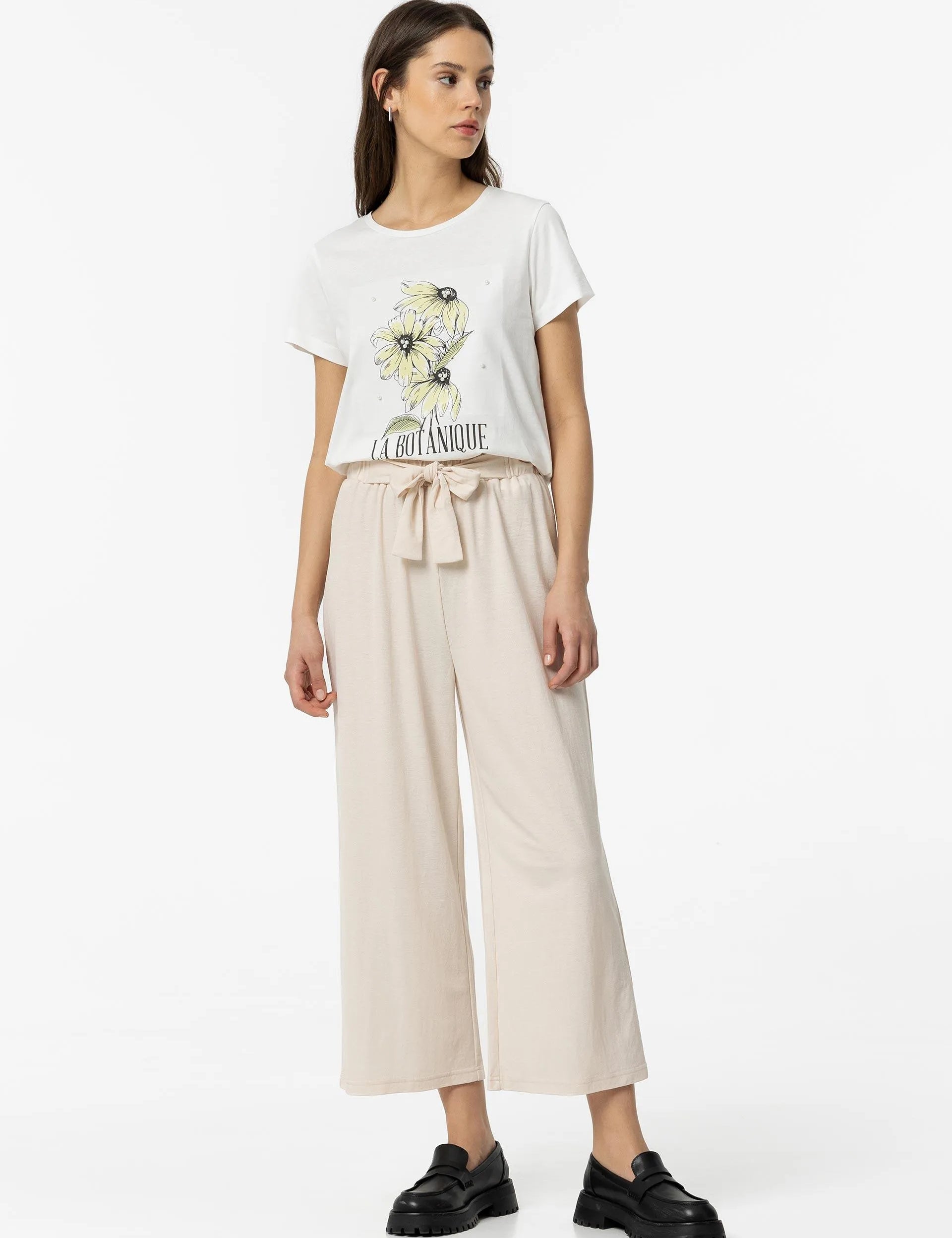 Pantalón TIFFOSI Santos - ECRU