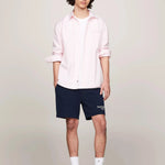 Pantalón Tommy Jeans Corto de Deporte con Logo Gráfico - ECRU