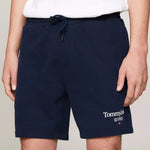 Pantalón Tommy Jeans Corto de Deporte con Logo Gráfico - ECRU