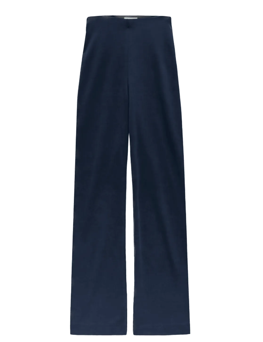 Pantalón Yerse Fluido Wide Leg Navy - ECRU