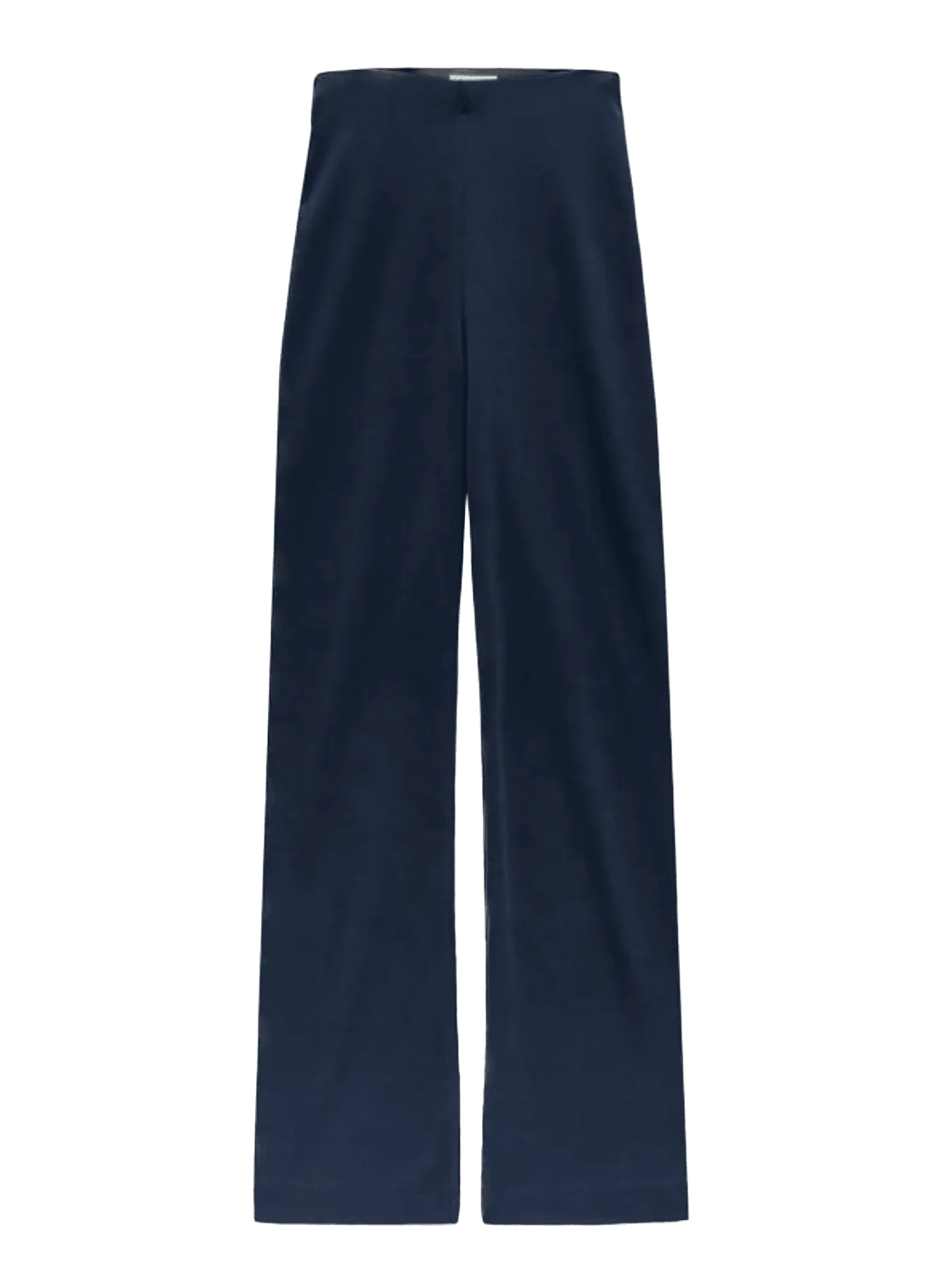 Pantalón Yerse Fluido Wide Leg Navy - ECRU