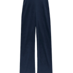 Pantalón Yerse Fluido Wide Leg Navy - ECRU