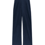 Pantalón Yerse Fluido Wide Leg Navy - ECRU
