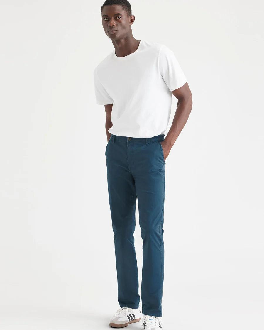 Pantalones Chinos Dockers® Slim Fit Original Indian Teal - ECRU