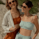 Pantalones Cortos 24colours Blau - ECRU