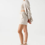 Pantalones Cortos de Lino Salsa Jeans - ECRU