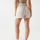 Pantalones Cortos de Lino Salsa Jeans - ECRU