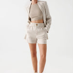 Pantalones Cortos de Lino Salsa Jeans - ECRU