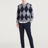 Pantalones Dockers Refined Pull On Slim Tapered Navy Blazer - ECRU