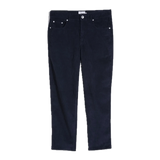 Pantalones Farah Rushmore de Pana Tapered True Navy - ECRU