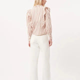 Pantalones FRNCH Alita White - ECRU