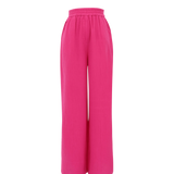 Pantalones FRNCH Aymie Fuchsia - ECRU