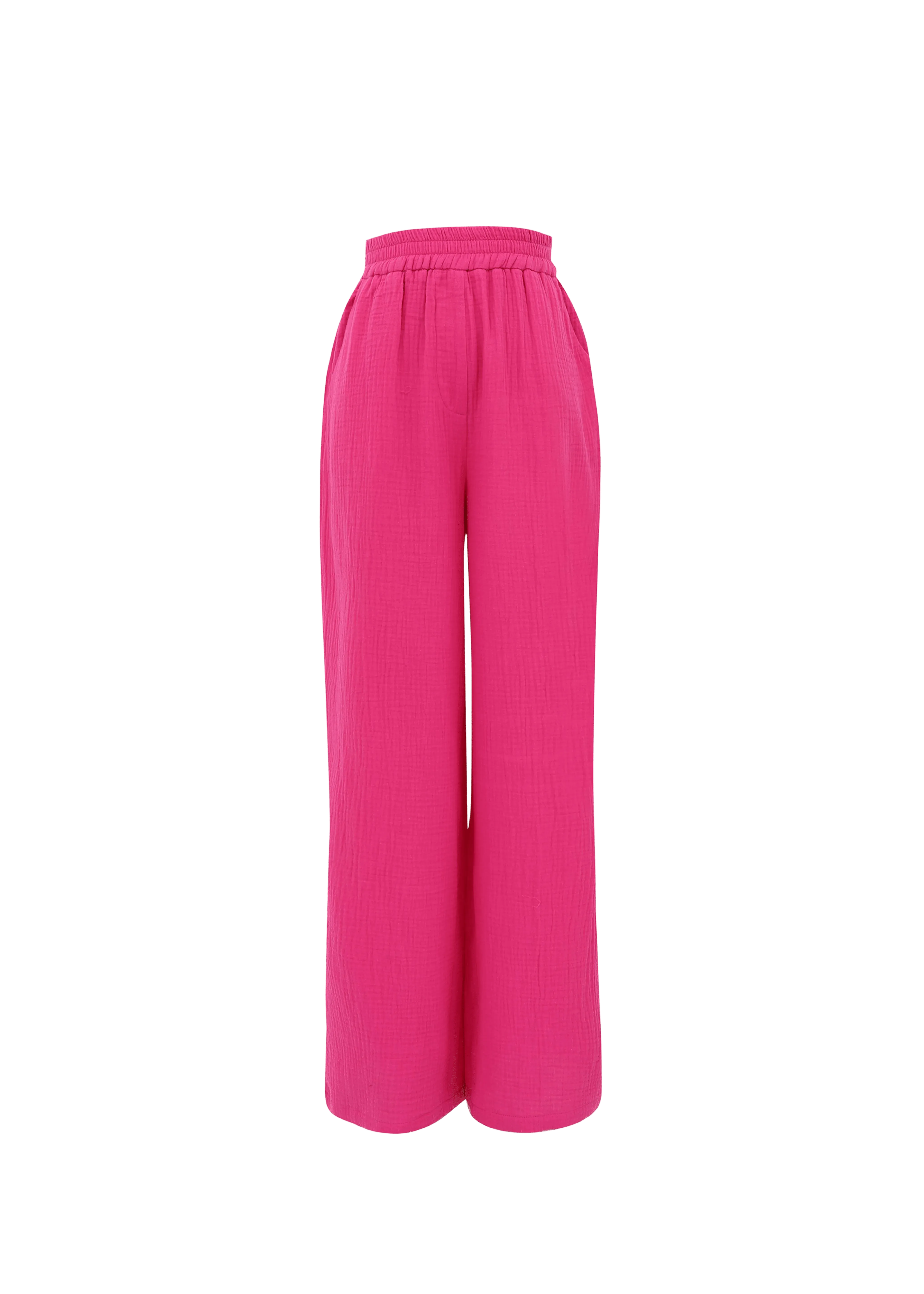 Pantalones FRNCH Aymie Fuchsia - ECRU