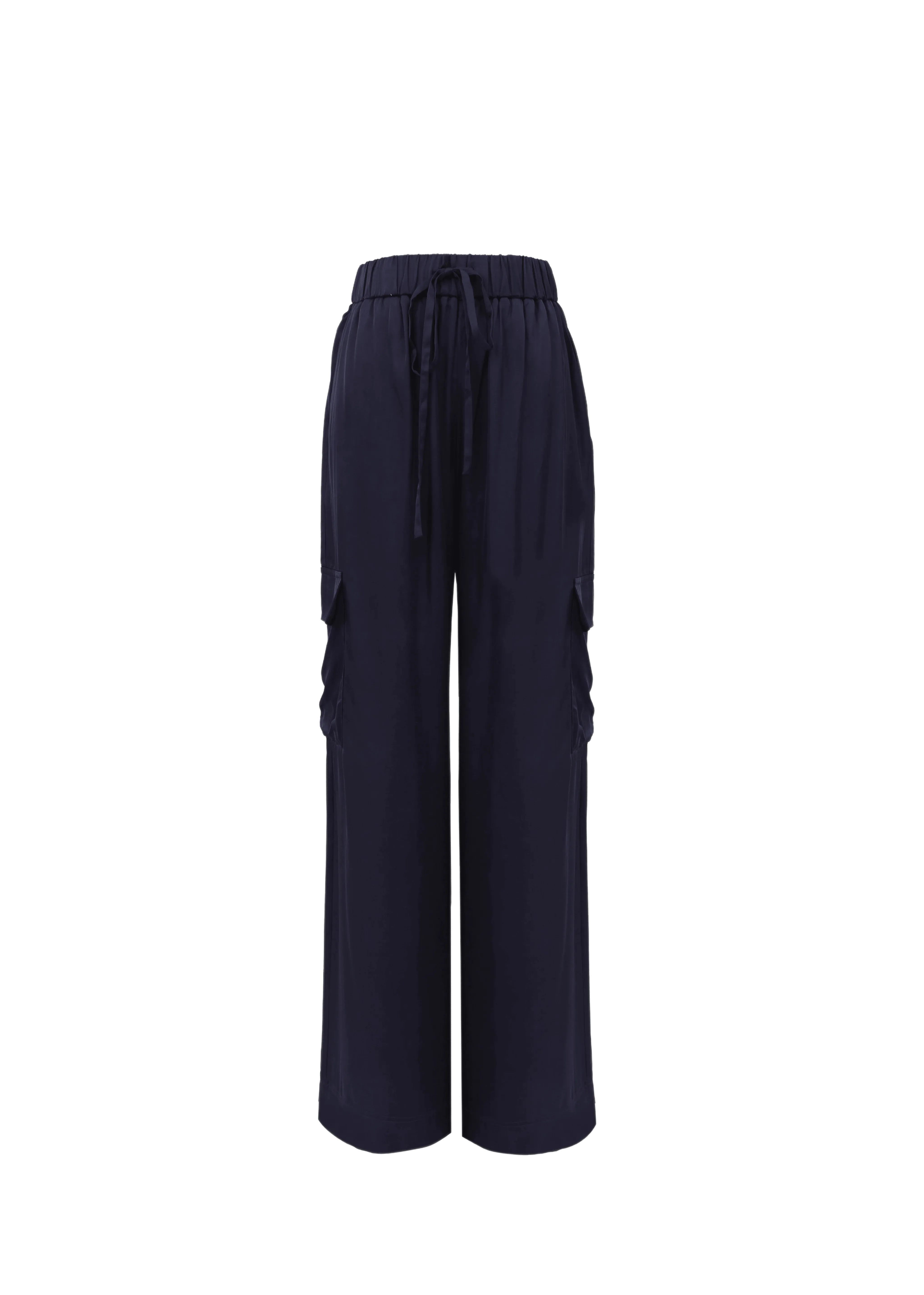 Pantalones FRNCH Nouma Navy Blue - ECRU