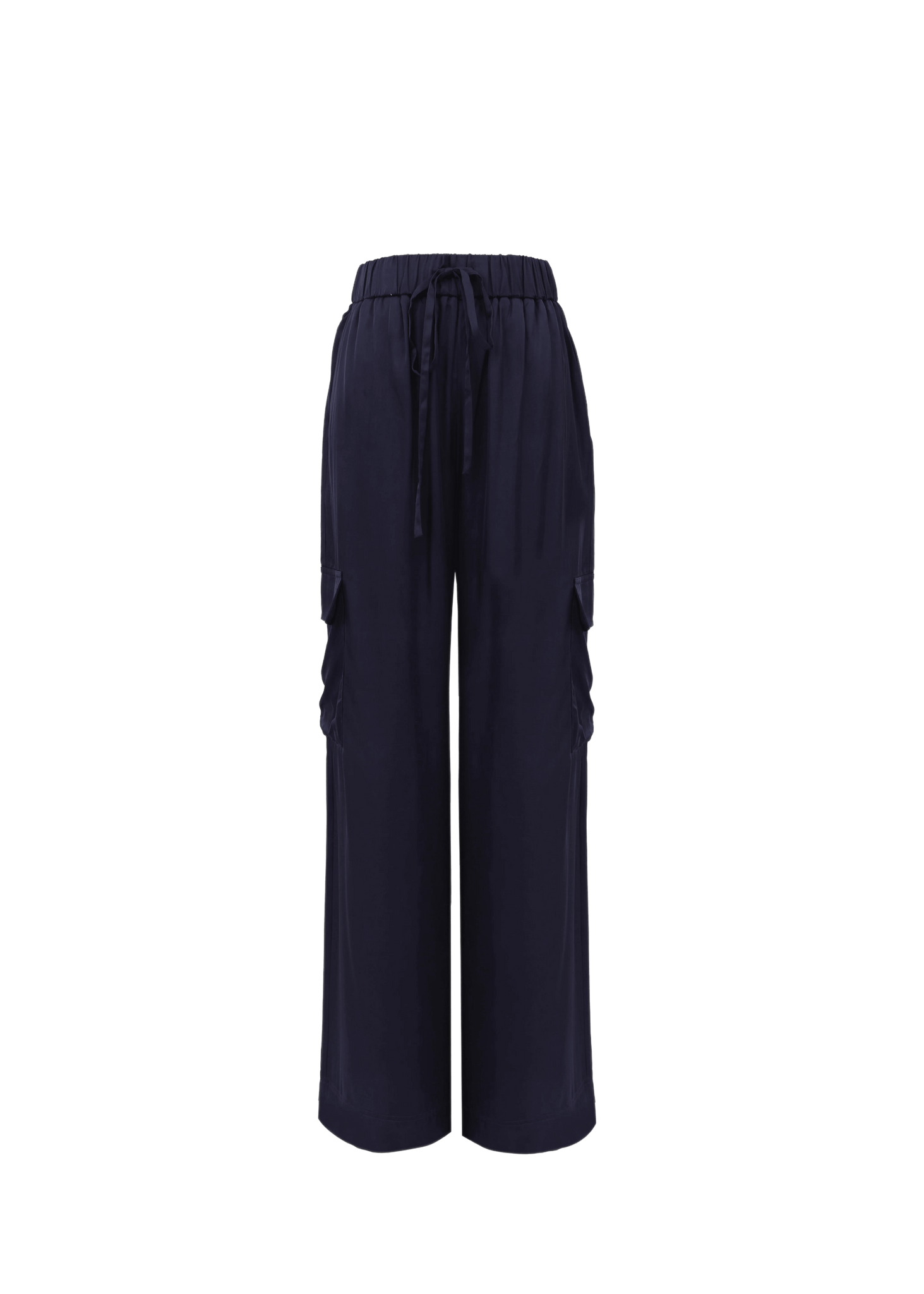 Pantalones FRNCH Nouma Navy Blue - ECRU