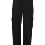 Pantalones ICHI Kate Cargo Black - ECRU