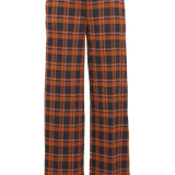 Pantalones ICHI Kate Checko Total Eclipse - ECRU