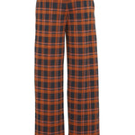 Pantalones ICHI Kate Checko Total Eclipse - ECRU