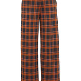 Pantalones ICHI Kate Checko Total Eclipse - ECRU