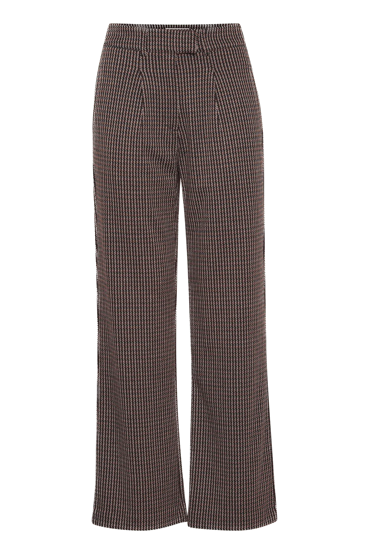 Pantalones ICHI Kate Structure Port Royale - ECRU