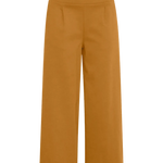 Pantalones ICHI Kate Wide Cathay Spice - ECRU