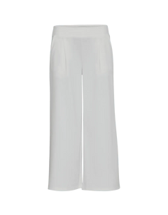 Pantalones ICHI Kate Wide Cloud Dancer - ECRU