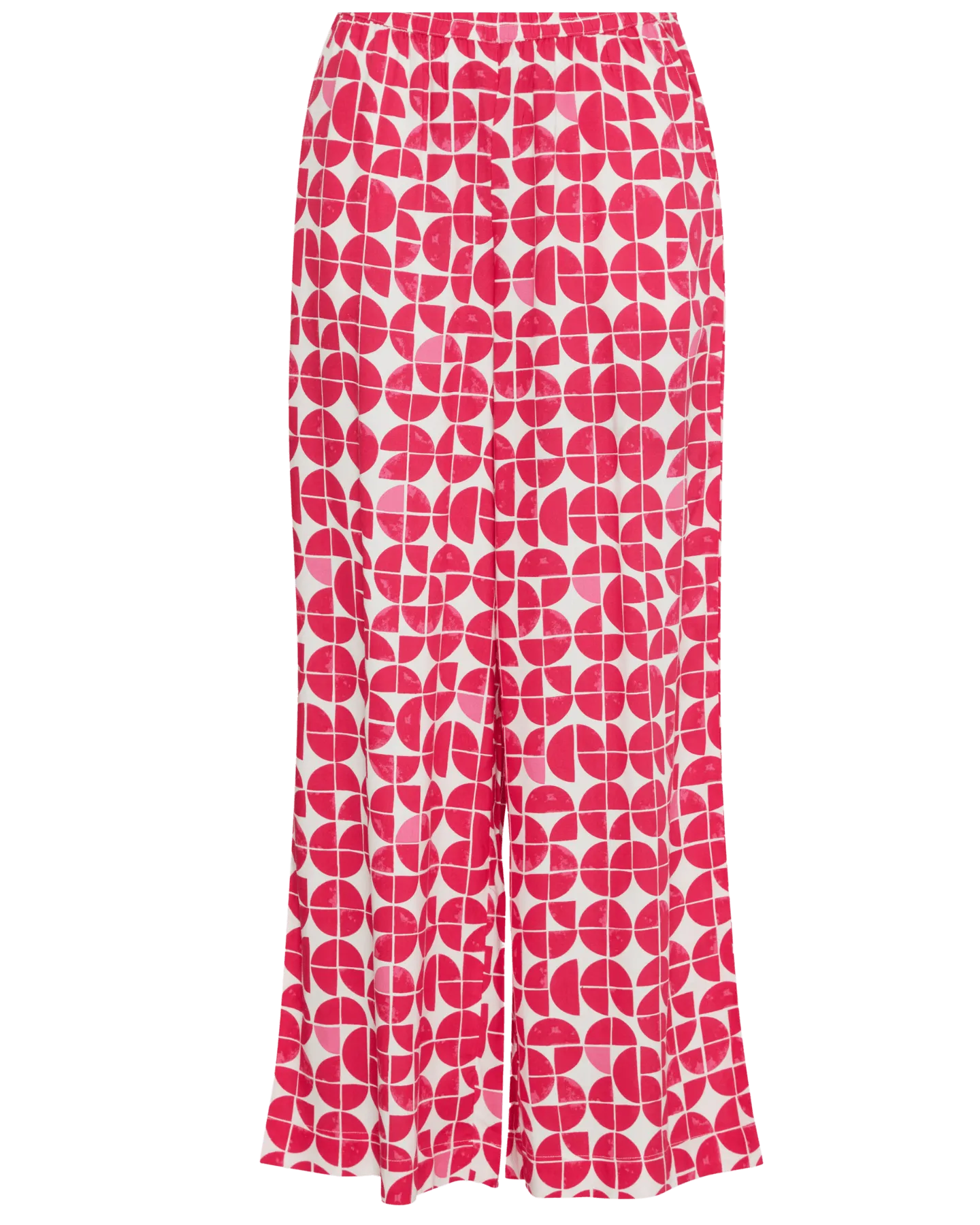 Pantalones ICHI Nasreen Love Potion - ECRU