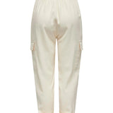 Pantalones ONLY Laris Cargo Birch - ECRU