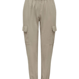 Pantalones ONLY Laris Cargo Pure Cashmere - ECRU