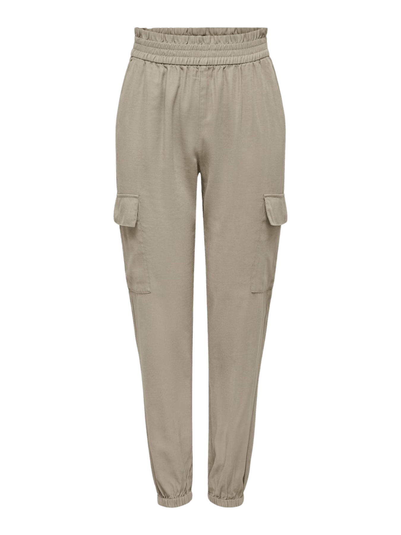 Pantalones ONLY Laris Cargo Pure Cashmere - ECRU